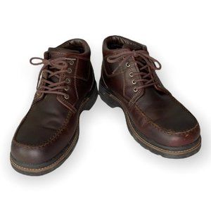 Prospector mens Thinsulate lined Moc toe brown leather lace up Hiking boots 11